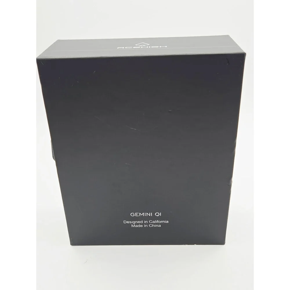 Acehigh Gemini Qi 15W Wireless Charger Transparent Acrylic Clear Fast Charging